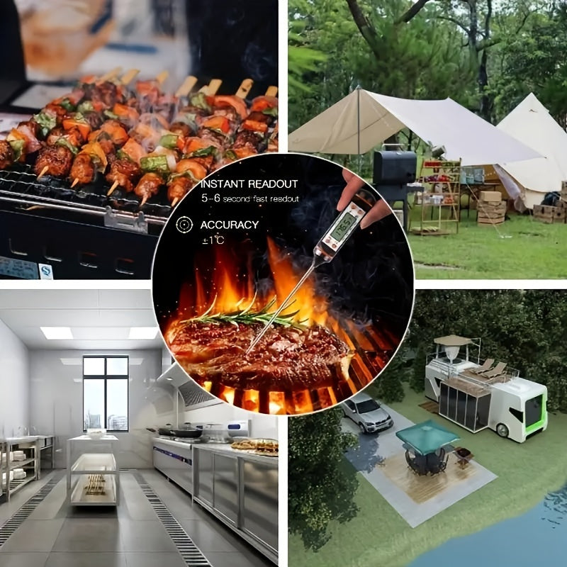 Termometr Cyfrowy Natychmiastowy do Żywności Mięsa, Jedzenie, Gotowanie na Grillu, Gotowania na Świeżym Powietrzu